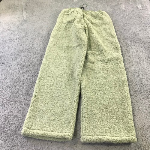 Milano Di Rouge Pants Mens Large Farah Pants Winter Fleece Sherpa Deep Pile Gree - Picture 7 of 9
