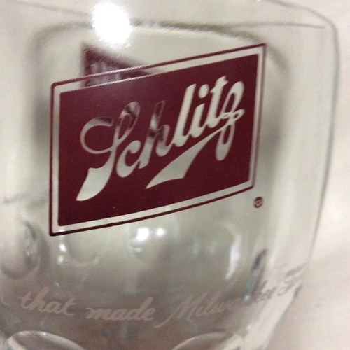 Schlitz Beer Glass ● Stemware ● Vintage - Picture 6 of 8
