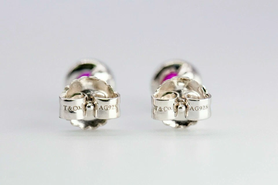 Aretes Tiffany & Co. Elsa Peretti color por yarda rubí Foto 3 de 4