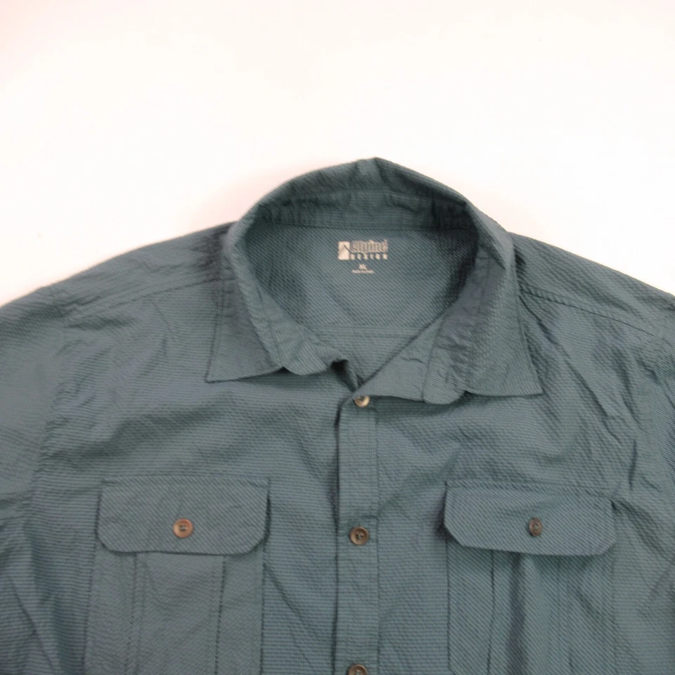 Alpine Design Shirt Mens XL Long Sleeve Pockets Collar Casual Regular Fit - Image 2 of 4