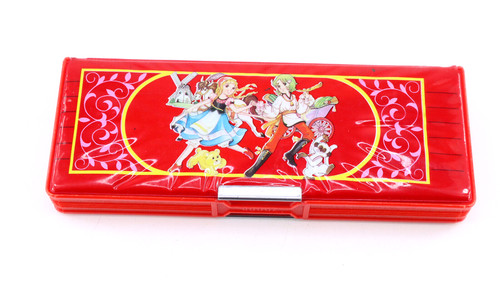 Vintage Magnetic Pencil Case CASY & Nancy Anime Manga Taiwan