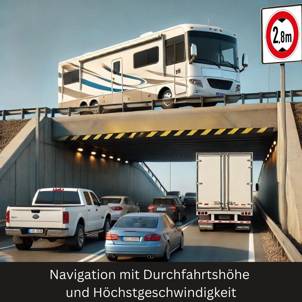 Elebest Navigationsgerät 90TMC Navi Auto-Navi Wohnmobil LKW Europa-Karten 2025 - Bild 3 von 4