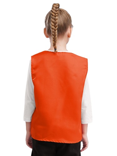 Boys Girls Vest Solid Color Uniform Lightweight Waistcoat Breathable Costume - Picture 77 of 124