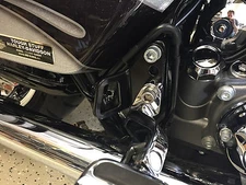 Rear Tie Down Strap Retainer Gloss Black Harley Davidson Touring Street Road