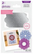 Gemini Double Sided Dies - Floral Mandala - Crafter's Companion  New