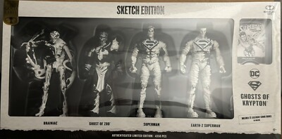 GHOSTS OF KRYPTON Page Punchers 4 Pack McFarlane DC Multiverse New, Gold Label