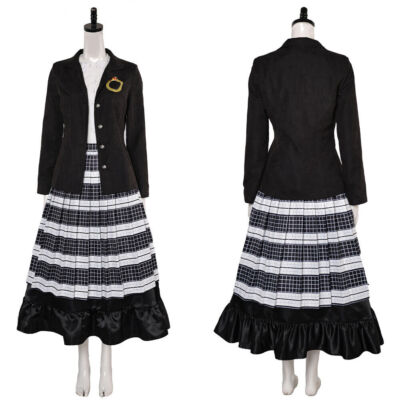 2024 Movie BeetleJuice 2 Lydia Deetz Cosplay PARTY Women Girl Black Dress  Outfit | eBay.de
