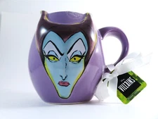 Rae Dunn Disney Villains Coffee Mug MALEFICENT 20 Ounce Stem Printed New