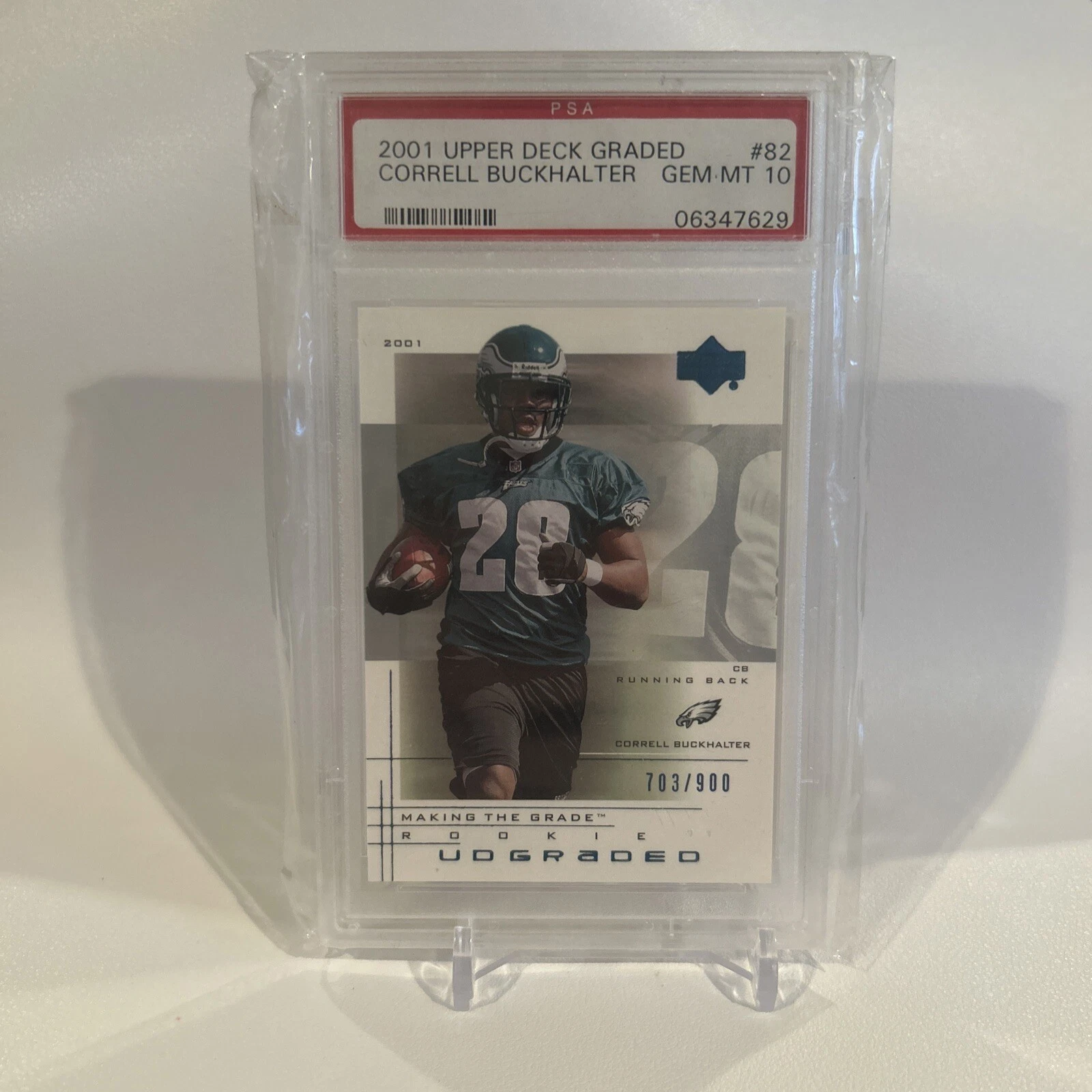Correll Buckhalter Upper Deck Graded #82 Base