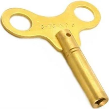 Brass Clock Key Size 5 3.5mm for Mainspring Winding Winder Clockmaker Tool