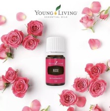 GENUINE YOUNG LIVING ROSE 5ML ESSENTIAL OIL New Sealed RRP £236.84