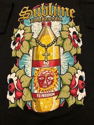 Sublime Long Beach, CA 40 Ounces To Freedom Shirt Size M | eBay Sublime Long Beach, CA 40 Ounces To Freedom Shirt Size M | eBay