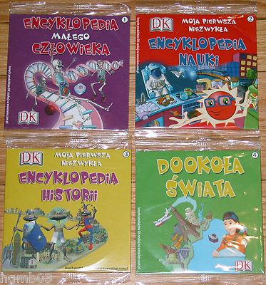 4 GRY EDUKACYJNE DLA DZIECI ENCYKLOPEDIA MALEGO CZLOWIEKA NAUKI HISTORII  