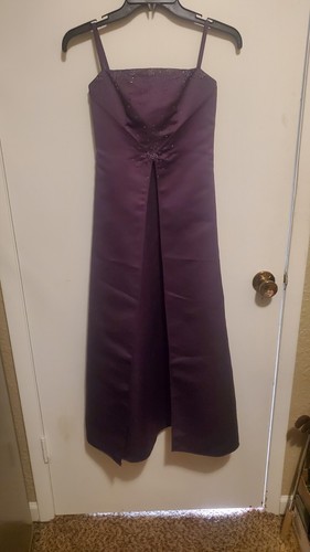 Eden Bridals Eden Maids Junior Collection Size 8 Purple Prom Dress