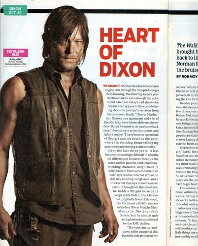 TV GUIDE Magazine October 14-20 2013 Lucy Liu Jonny Lee Miller Norman Reedus - Picture 3 of 3