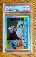 Jerry The King Lawler 2006 WWE Topps Heritage Chrome Refractor #80 Signed Card A