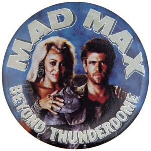 5 1" Mad Max Tina Turner Thunderdome Master Blaster Fury pinback badges buttons 