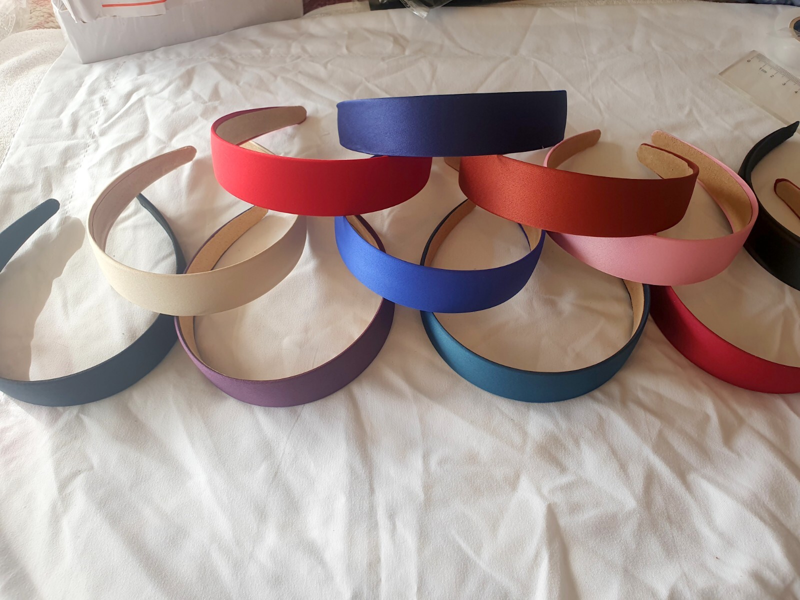 Joblot 48 pcs Mixed colour silk Headbands 8 colours satin new  wholesale  B