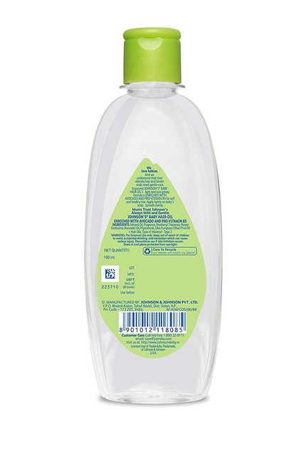 johnson baby hair oil