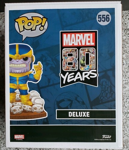 Big PX Exclusive 7" Avengers Funko POP! Marvel Deluxe Thanos Snap Vinyl Figure - Picture 5 of 7