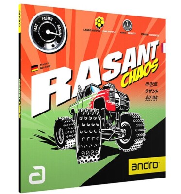 Andro RASANT CHAOS lange Pickel Tisch Tennis Gummi