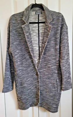 Stradivarius M Women's Jacket Blazer B/W Pockets Not Lined L/S