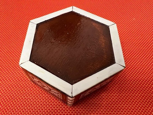 Caja de Madera 100% Hecha a Mano Arabisco Diseño de Trabajo para Joyería Coleccionada Clásica De Colección - Imagen 7 de 9