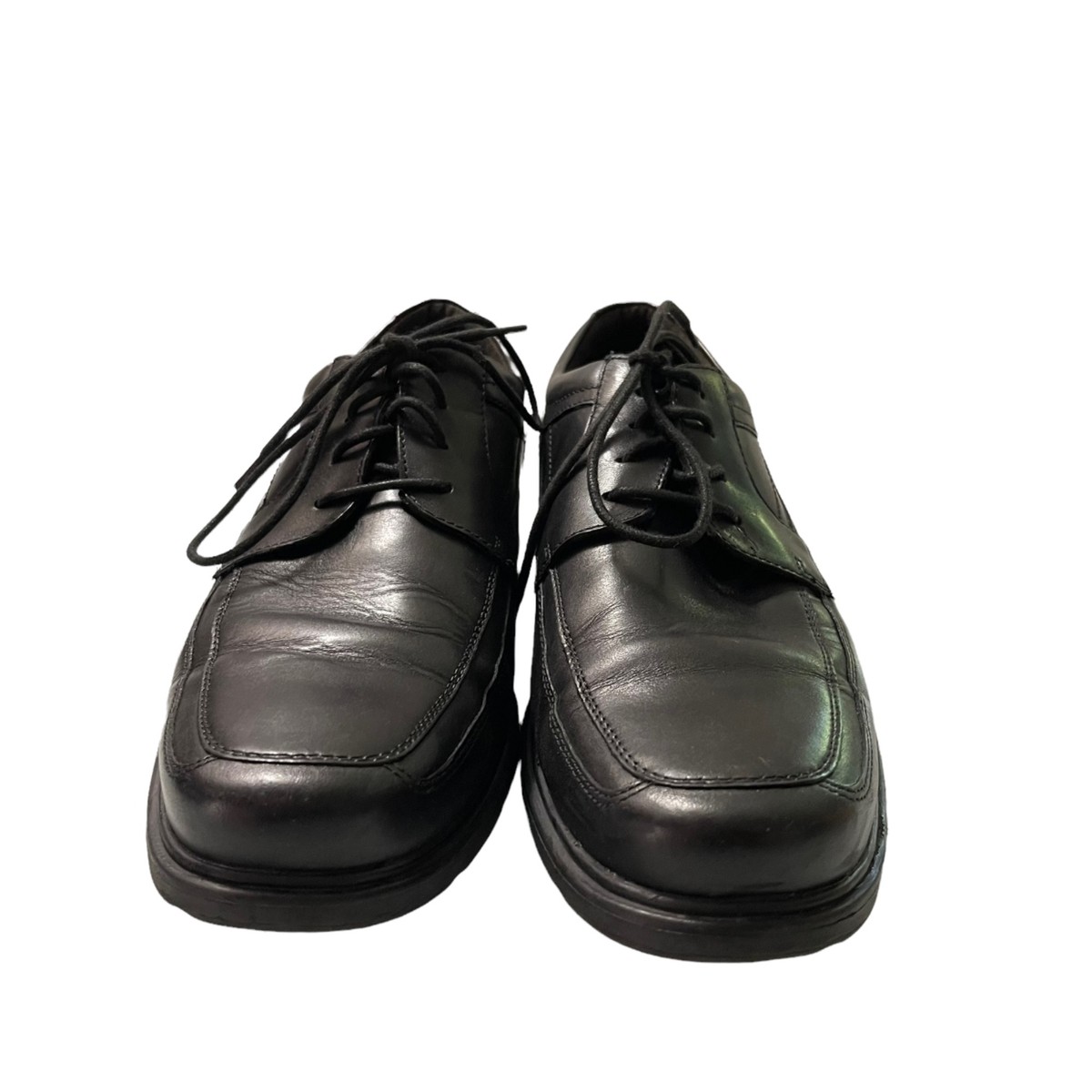 Rockport Mens Walkability Adiprene By Adidas Black Leather 