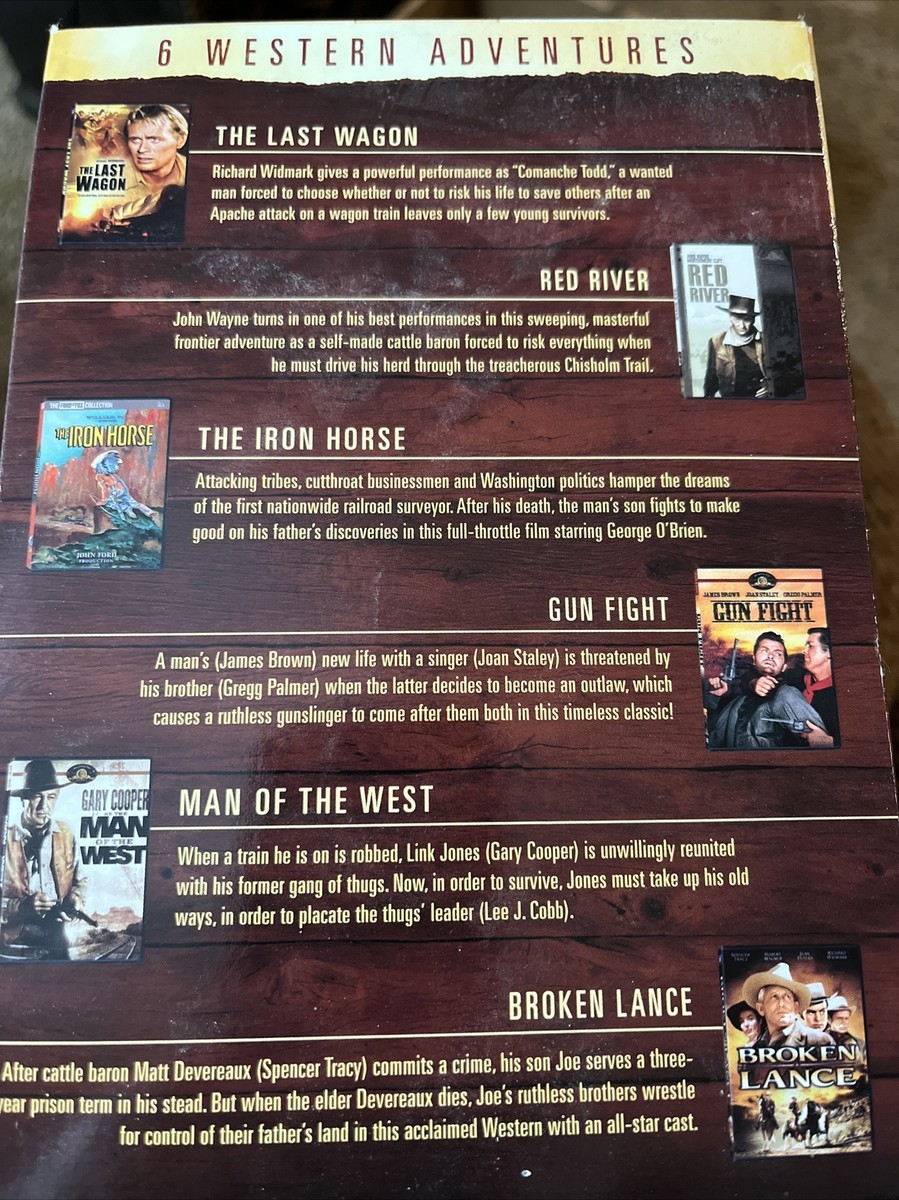6 Film Western Collection (6 DVD Box Set) | eBay