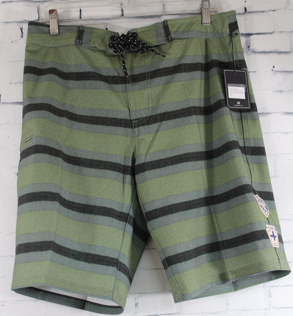 New Tavik Mens Crowley Boardshorts Medium Sage 6390₽