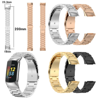 Metallband Uhrenarmband Edelstahl Armband für Fitbit Charge