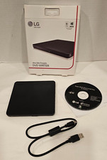 LG Ultra Slim Portable External USB DVD Writer Drive SP80NB60 NIB