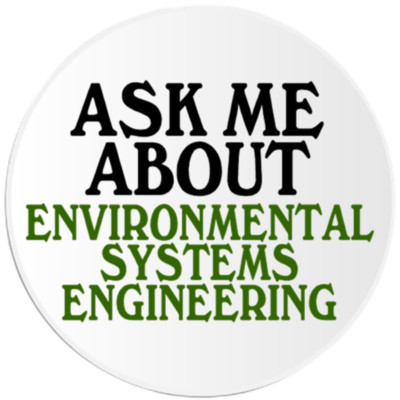 Ask Me Environmental Systems Engineering - 3 Pack Circle Stickers 3 Inch