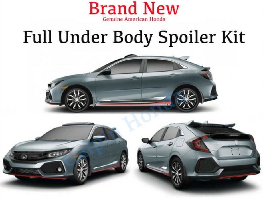 Genuine OEM Honda CIVIC 4Dr HATCHBACK Full Under Body Spoiler Kit