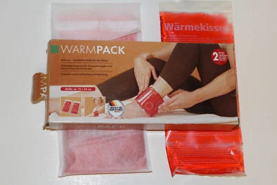 Wärmekissen Gel Kissen Wärmekompression Warmpack 2er Set rot 10 x 24 cm