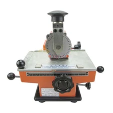 Deboss Metal Tag Plate Dog Tag Printer Semi Auto Stamping Embossing Machine