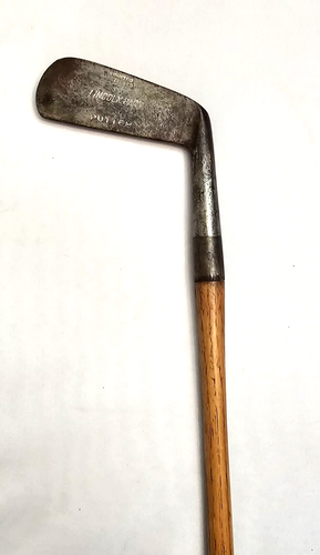Putter Vintage Ancien à Long Col En Bois De Caryer – Hickory Valcan