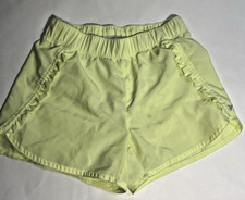 Old Navy Dolphin-Hem Ruffle Run Girls Shorts NWOT Neon Green 10-12 Large