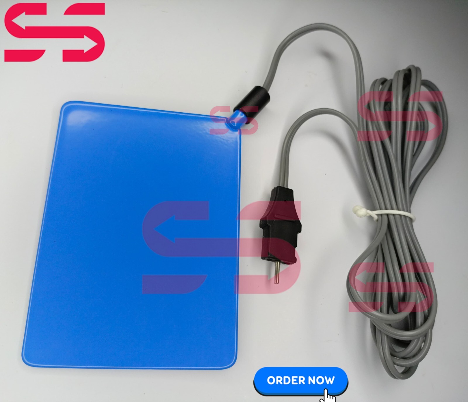 Ellman Surgitron H4 Grounding Patient Plate Reusable - Valley Lab Connector CE