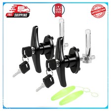Leer Truck Cap T-handle Latch Replacement Lock Kit For Camper Shells Rv Toppers Leer Truck Cap T-handle Latch Replacement Lock Kit For Camper Shells Rv Toppers