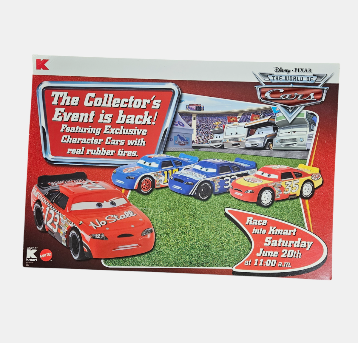 2009 Disney Pixar Mattel Kmart CARS Day Collectors' Event Promo