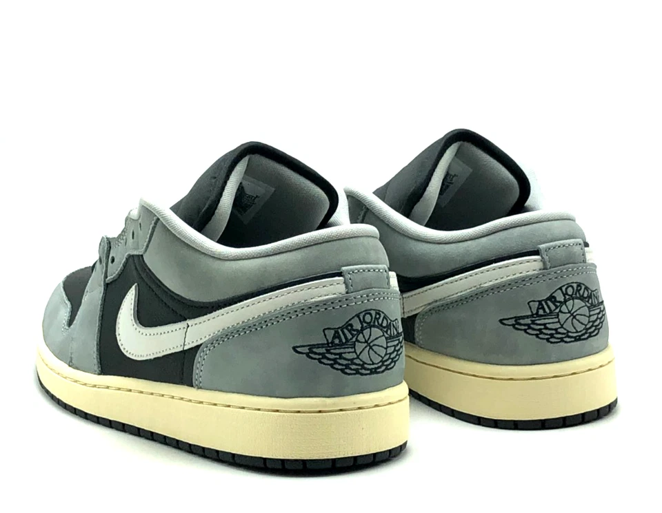 *NUEVO* Hombres Air Jordan 1 Low SE Gris Claro Humo (HQ2010 012), Talla 9.0 - 13.0 👍 Foto 4 de 4