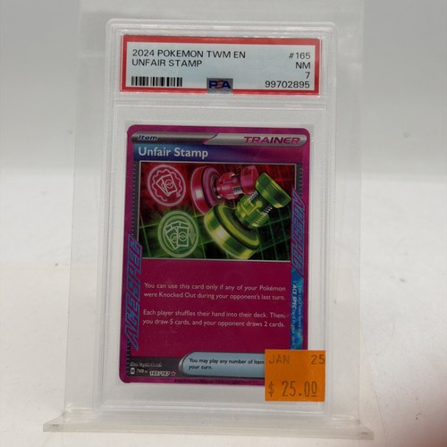 Unfair Stamp graded PSA 7 for sale on eBay