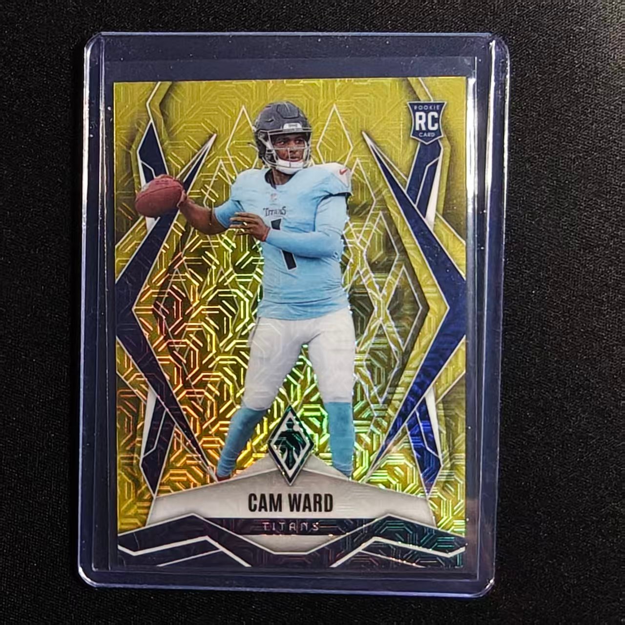 👙XT 2025 PANINI PHOENIX FOOTBALL YELLOW MOJO /35 RC CAM WARD #194