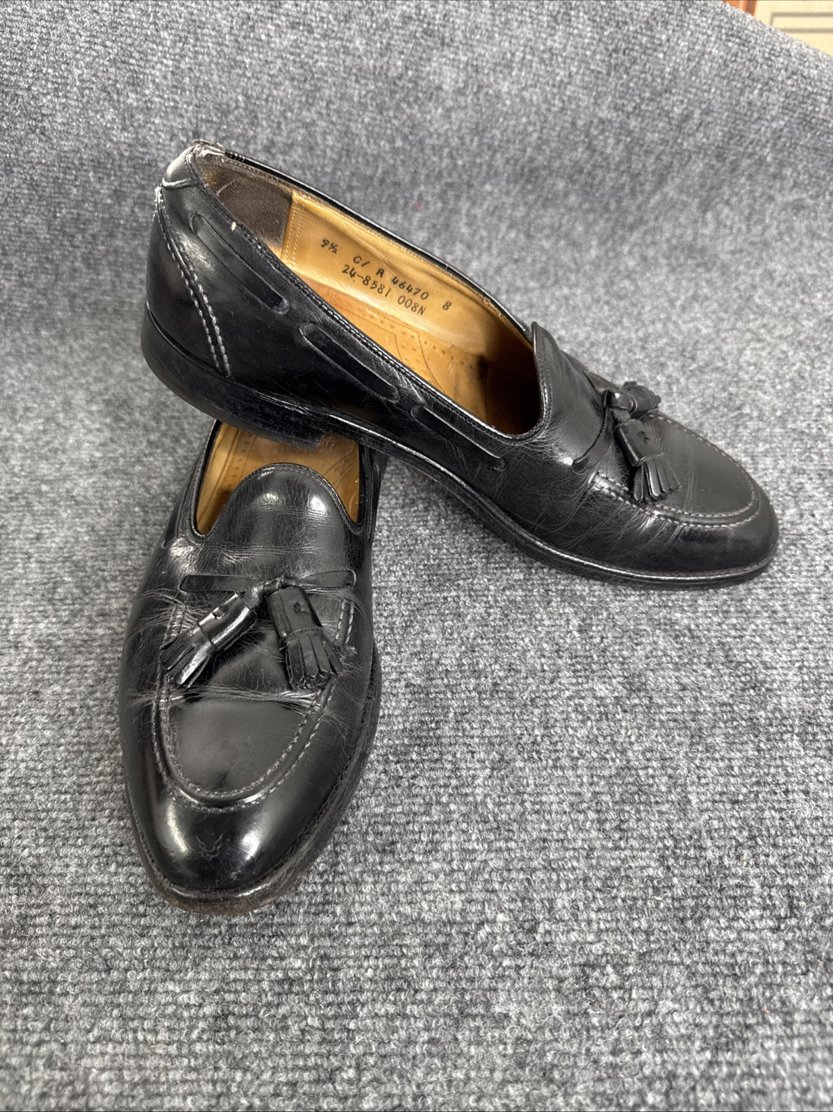 Johnston Murphy Bench made In USA Crown Aristocraft Tassel