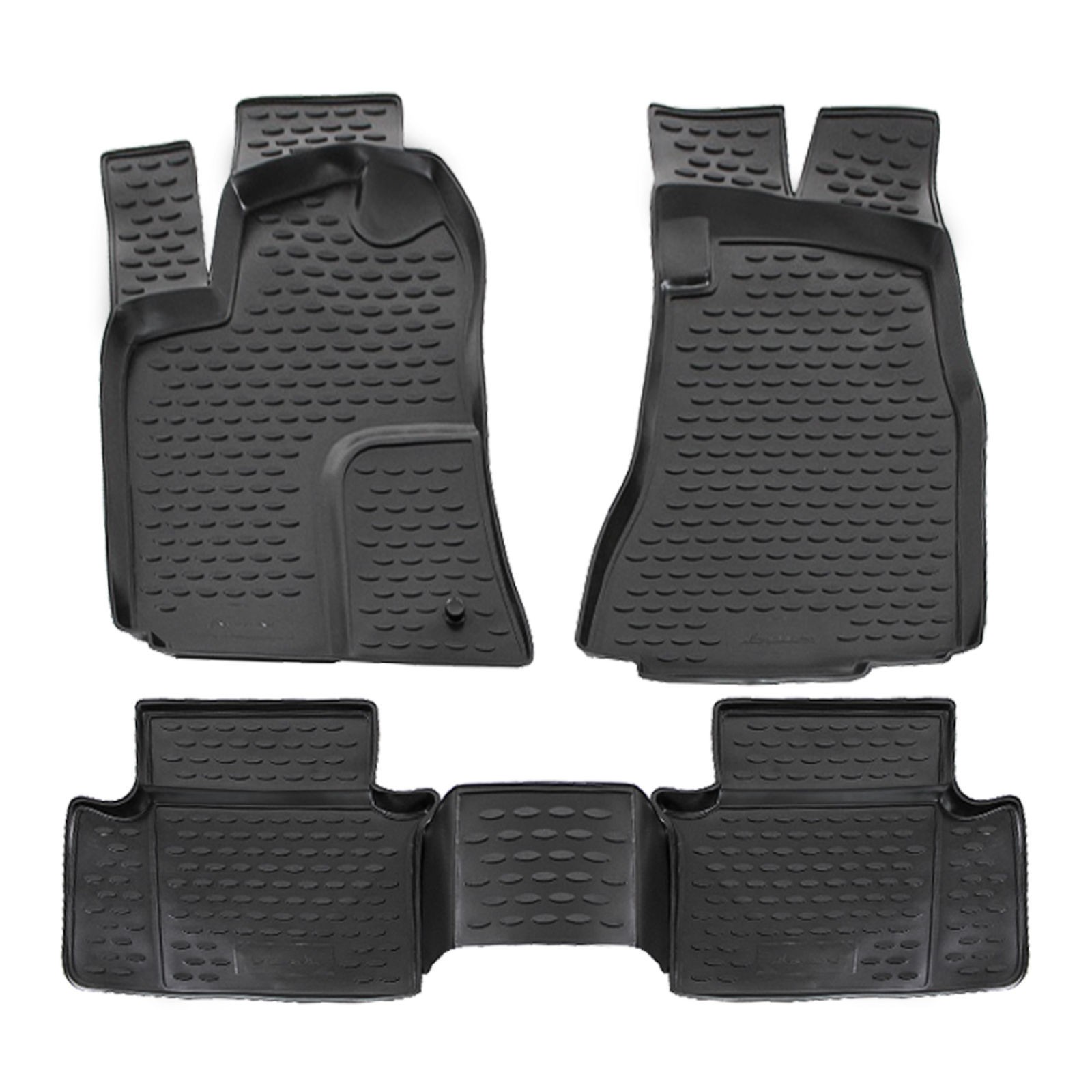 Tapis de sol en caoutchouc pour Chrysler 300C 2004-2012, lot de 4 pièces noires sur mesure