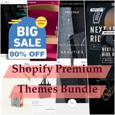 Shopify +10 Premium Themes. Ella, Prestige, Impulse, Showcase... + EduMail Gift