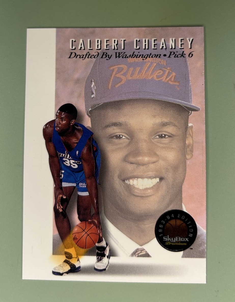 1993-94 Skybox Premium - Draft Picks Calbert Cheaney #DP6 (RC)