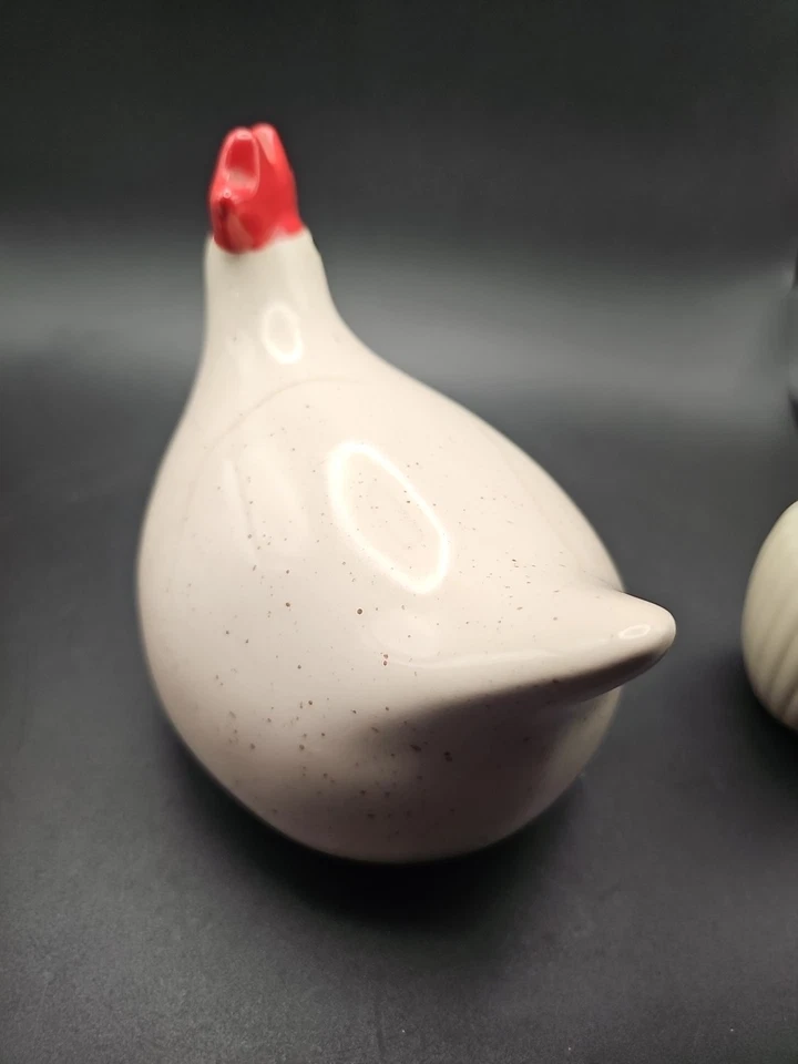 Decoración de estatuilla de pollo de porcelana - La Dolce Vita - Colección gallina  Foto 3 de 4