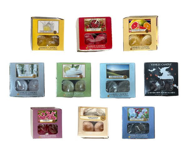 Selección masiva - Yankee Candle 12 luces de té - Nuevo